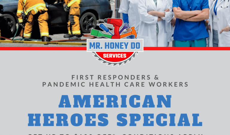 Special Discount For Pandemic Health Care Workers & First Responders